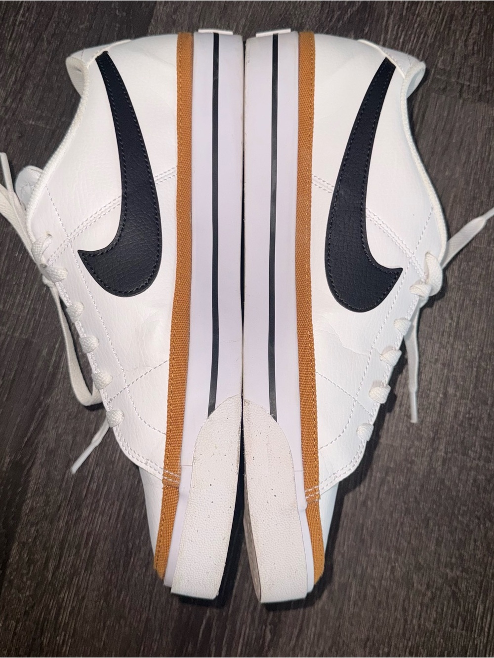 Nike Court Legacy Next Nature White Black Tan - Picture 5 of 9
